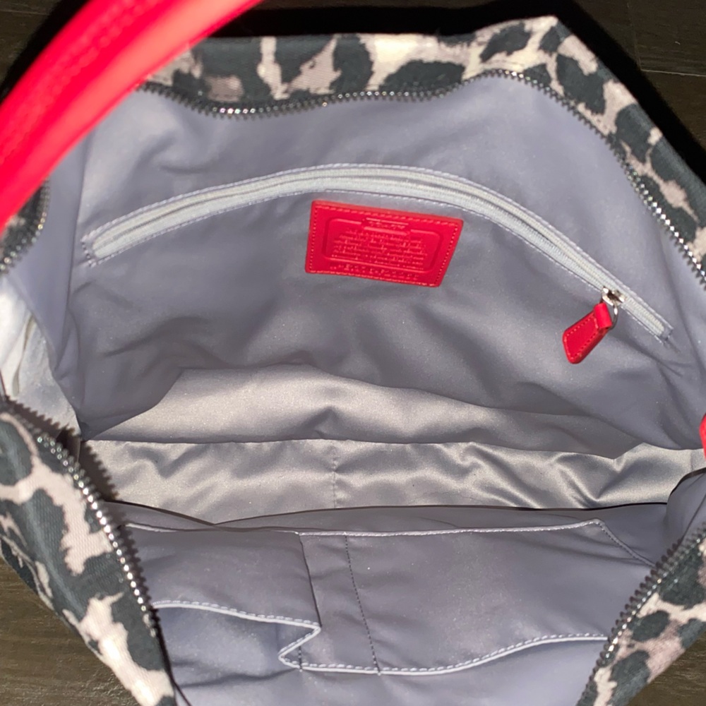 Genuine NWT Coach Parker Set Ocelot/Red - Picture 2 of 10